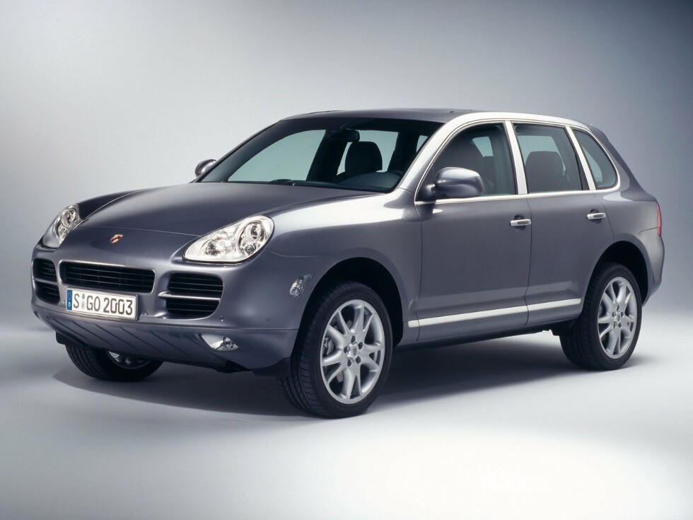 Коврики текстильные "Классик" для Porsche Cayenne (suv / 955) 2002 - 2007, темно-серые, 4шт.