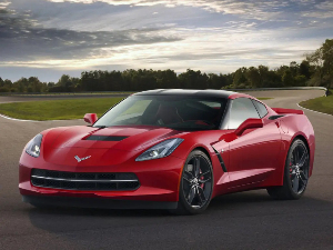 Коврики текстильные для Chevrolet Corvette VII (купе / C7) 2014 - 2019