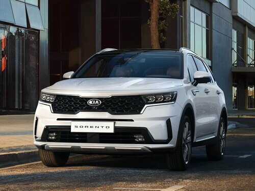 Коврики текстильные "Классик" для Kia Sorento IV (suv  7 мест / MQ4) 2020 - Н.В., черные, 5шт.