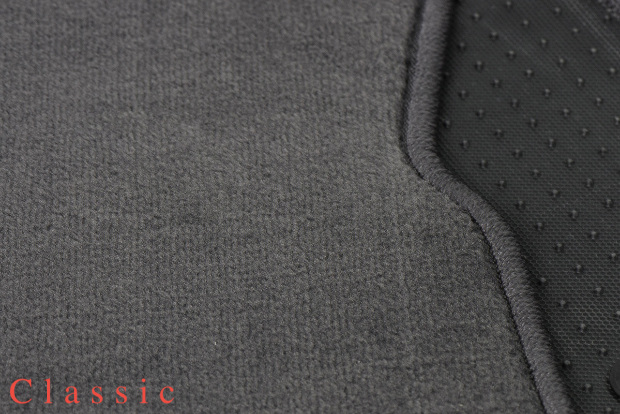Коврики текстильные "Классик" для Skoda Octavia III (лифтбек / A7) 2012 - 2017, темно-серые, 5шт.