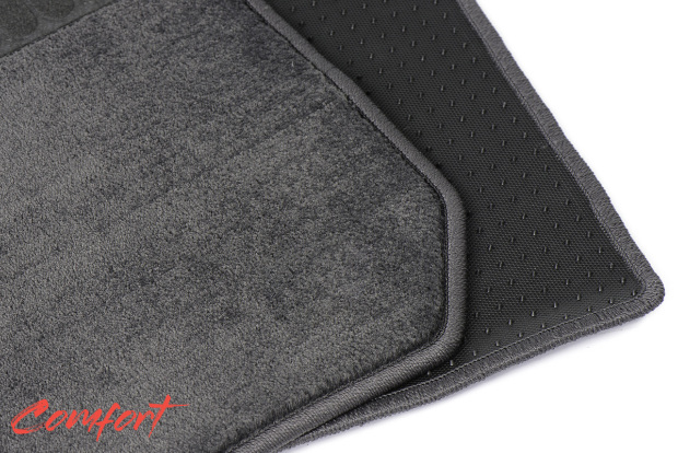 Коврики текстильные "Комфорт" для Ford Mondeo V (седан / CD391) 2012 - 2019, темно-серые, 5шт.
