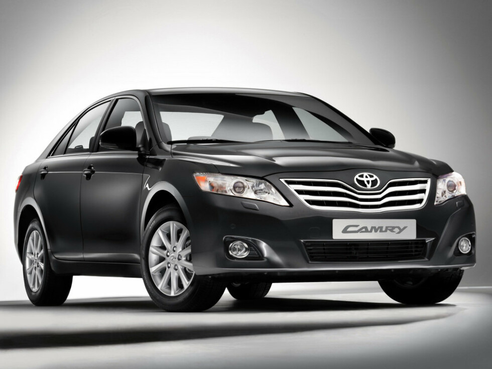 Коврики ЭВА "EVA ромб" для Toyota Camry (седан / XV40) 2009 - 2011, серые, 4шт.